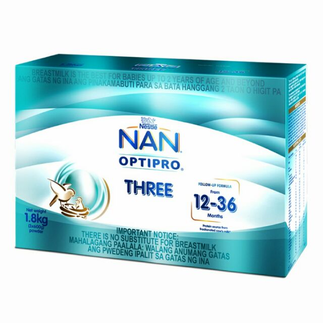 Nestle Nan Optipro Three 1.8kg Powder 