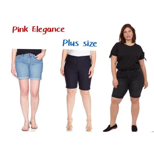 plus size denim capri