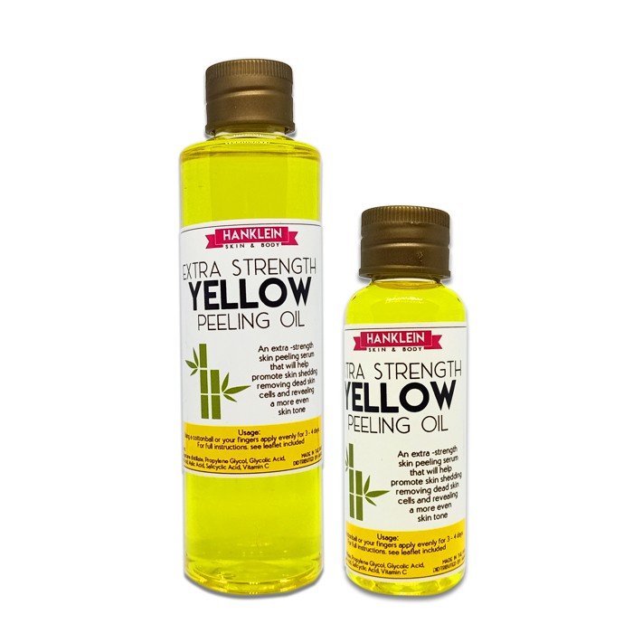 Hanklein Yellow Peeling Oil Extra Strength | Best Cream For Dark Knuckles Removal In Nigeria