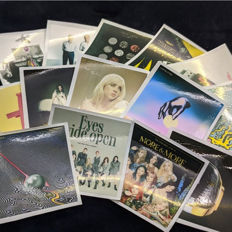 Assorted Album Covers Stickers (10pcs) | Shopee Philippines