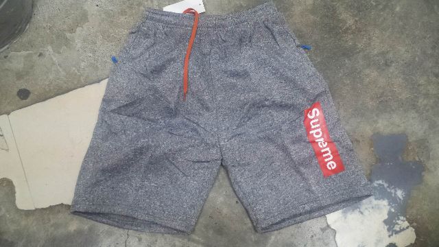 supreme grey shorts