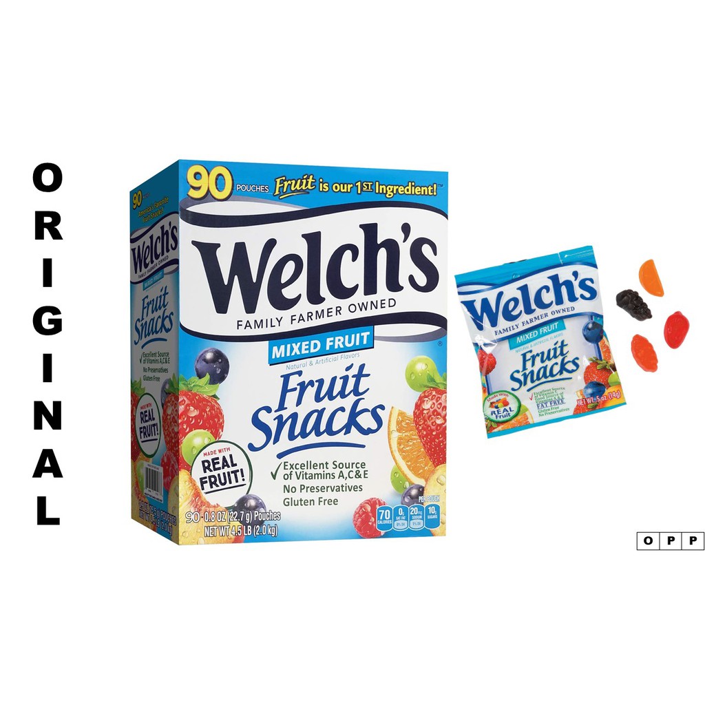 Welchs Fruit Snack 90 Pouches 2kg Php 1450pc Shopee Philippines 6525