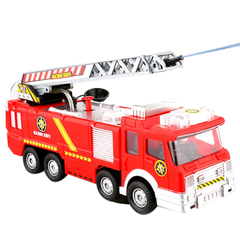 toy fire truck that sprays water