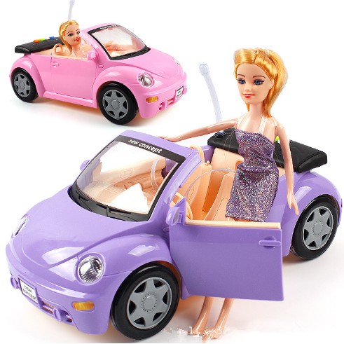 barbie car purple