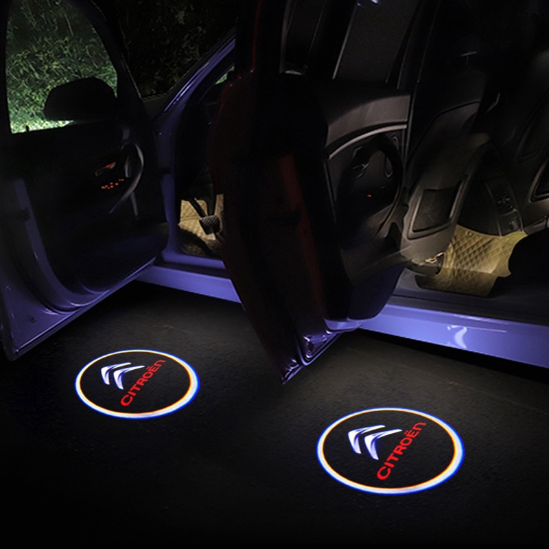 2PCS Wireless Led Car Door Welcome Laser Projector Logo Ghost Shadow Lights for Peugeot Mazda Citroen Subaru Ford Skoda Renault | Shopee Philippines