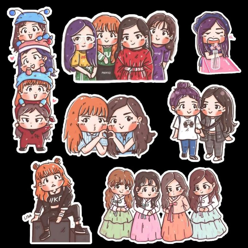 Blackpink-themed Sticker Pack | Shopee Philippines