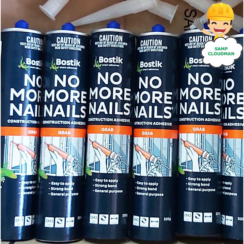 Original Bostik No More Nails 100g or 320g / 300g Adhesives / Liquid Nail |  Shopee Philippines