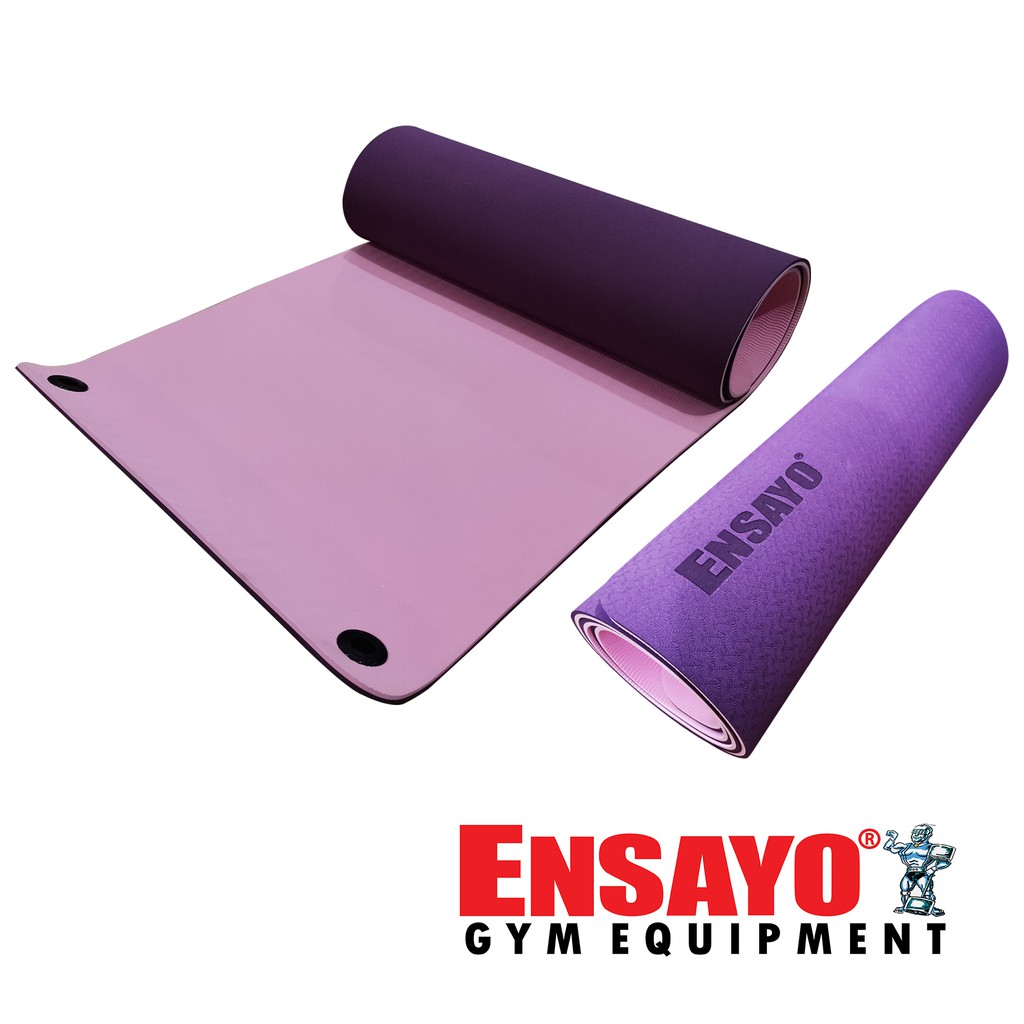 good health & fitness thick cushioned nbr yoga mat