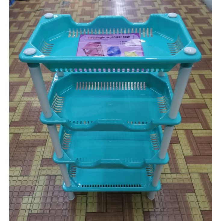 2/3/4Layer Utility Rack Multi Function Storage Shelves Organizer