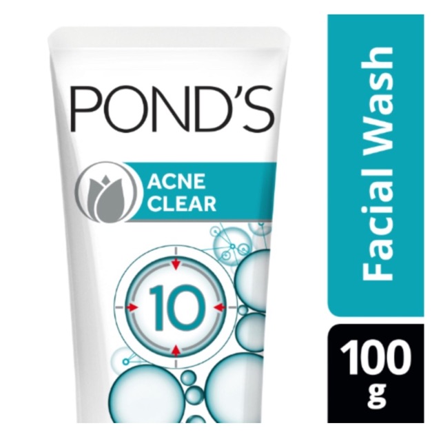 Ponds Acne Clear Facial Wash 100G Shopee Philippines