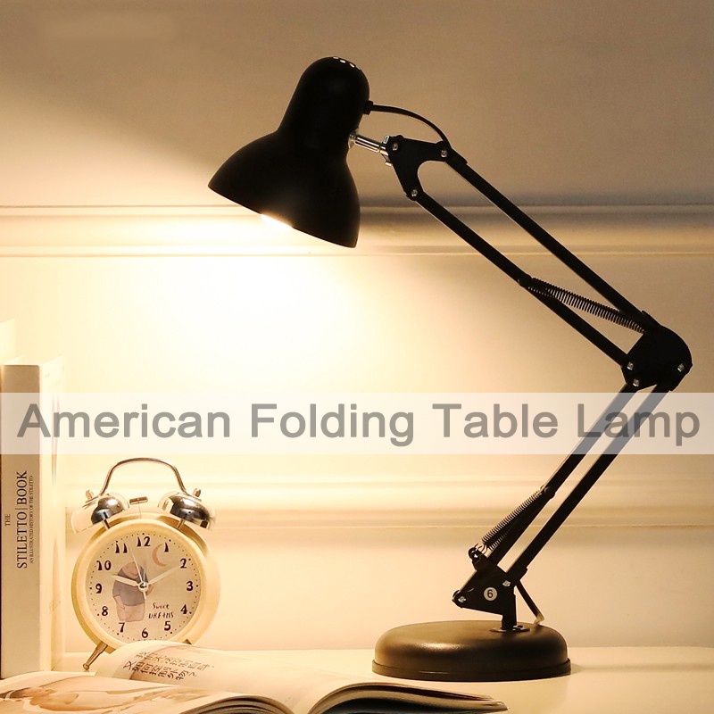 Table Lamp Desk Lamp Shade for Study Nordic Design Style Metal