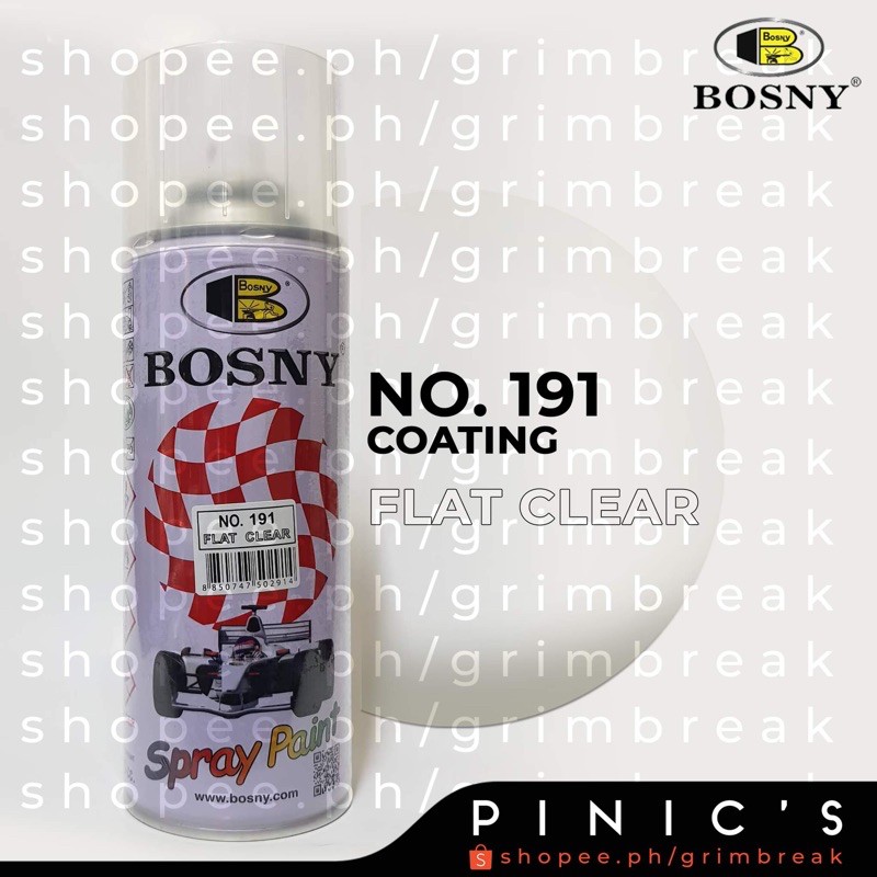 Bosny Flat Clear Top Coat Other Colors Are Available As Well