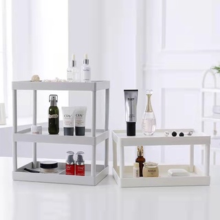 2 Layers Cosmetics Storage Rack Office Shelf Desk Organizer Stationary Container Sundries Stand #7