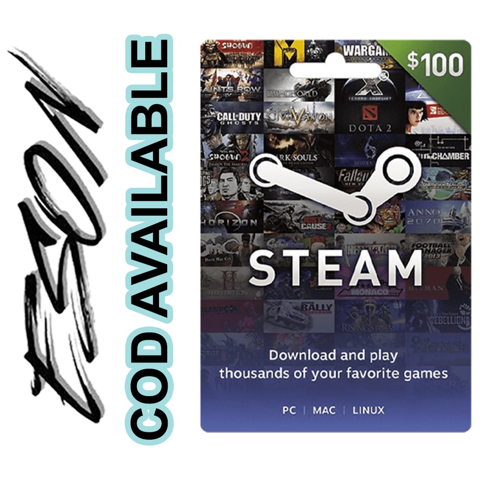 Steam Wallet Code For Us - ($20, $30, $50, $100) | Shopee Philippines
