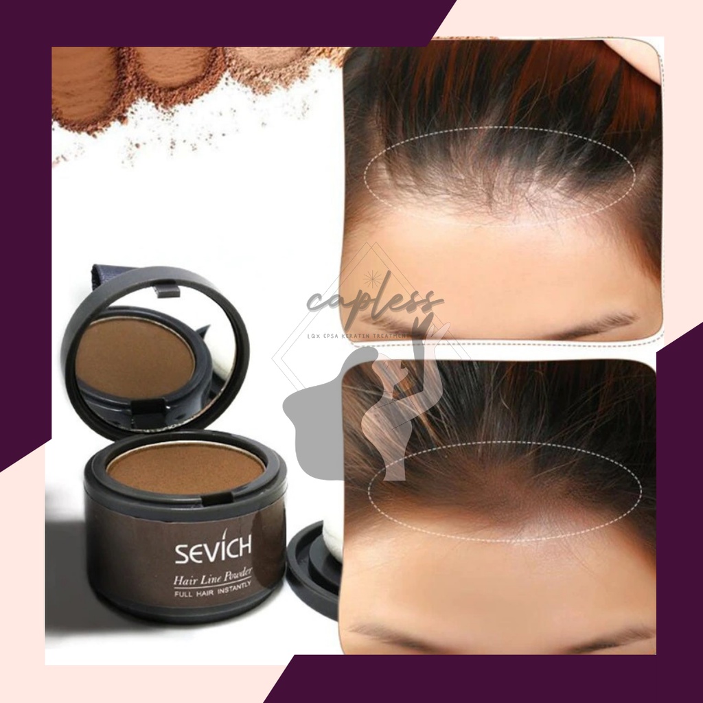 SEVICH Hairline Black/Dark Brown Waterproof Hair Shadow Powder | Shopee ...