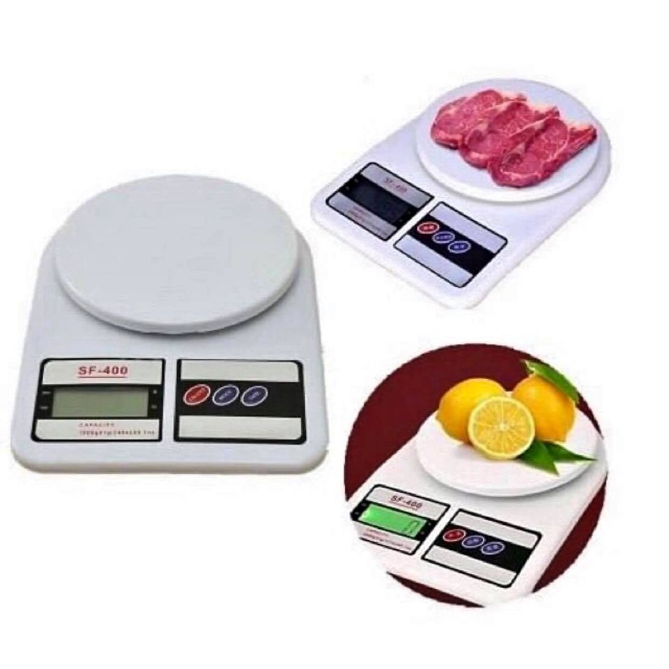 Kitchen Weighing Scale For Food with Free 2 AA Batteries, Portable