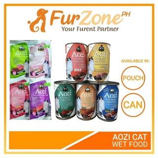 AOZI CAT WET FOOD IN POUCH  85G AND CAN 430G