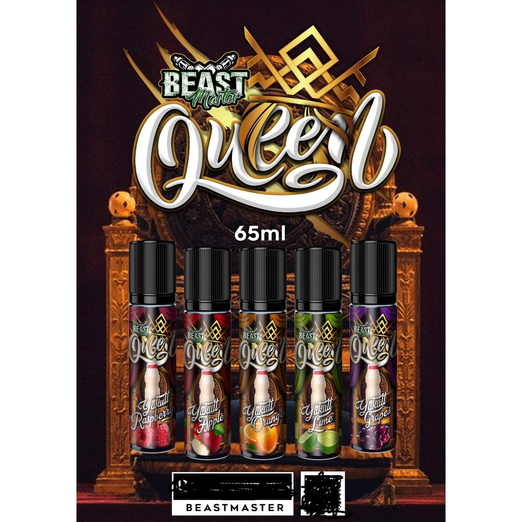 Beast Master Queen 65ml Zero Mg 0mg Vape Juice E Liquid Vaping Low Strength High Vg 70 30 Shopee Philippines