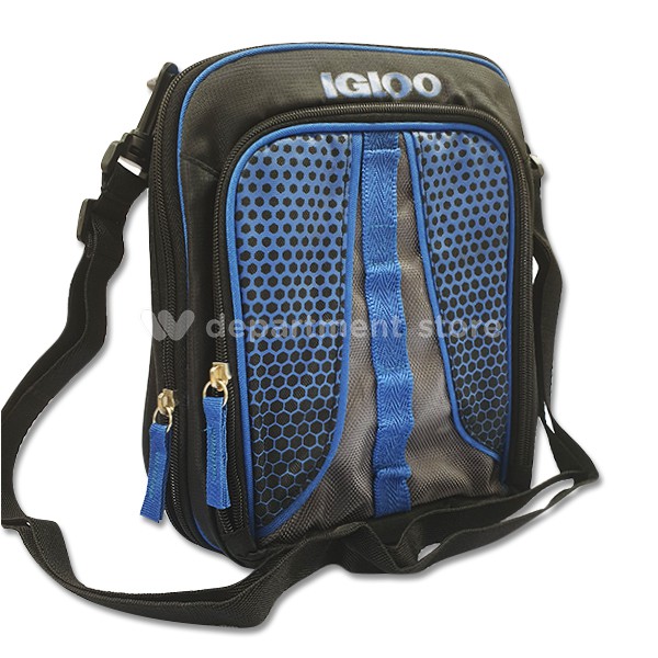 insulated lunch bag with bottle holder