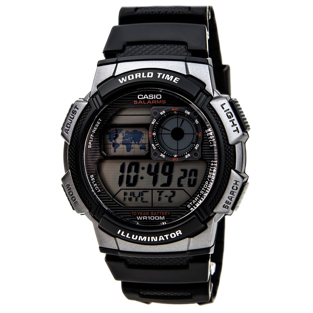 casio black watch for men