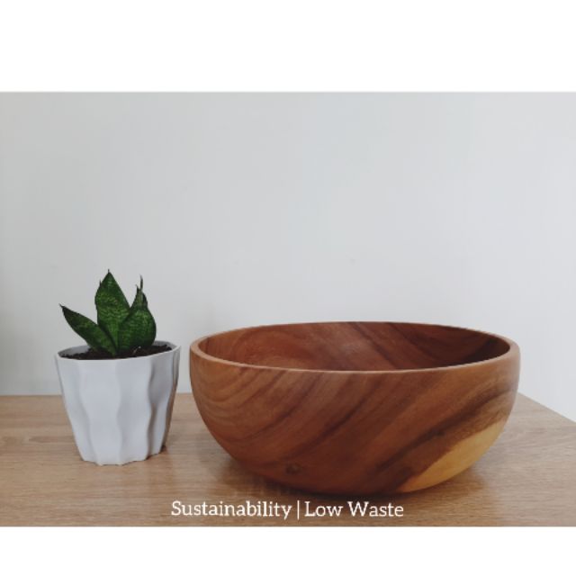 Acacia Wooden Bowl X X Shopee Philippines