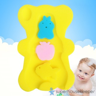 teddy bear sponge baby bath