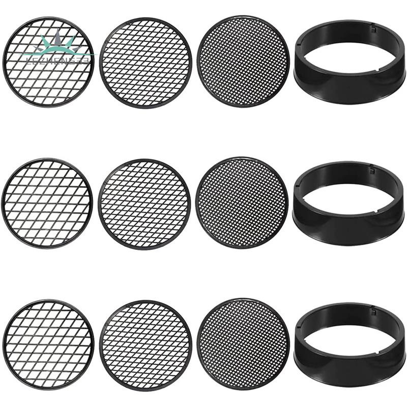 3Pack Sifting Pan Outdoor Gold Panning Soil Sifter Garden Sieve Mesh