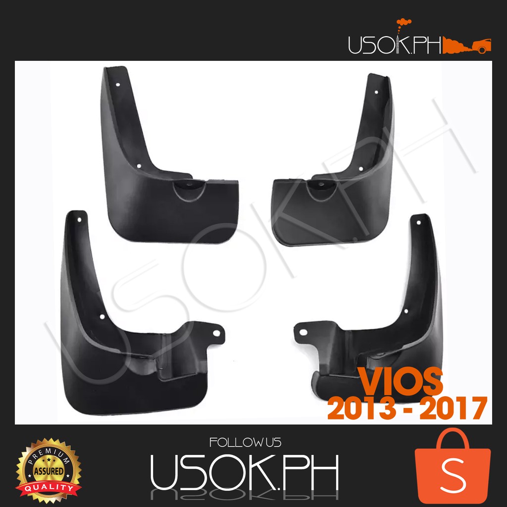 Toyota Vios ( 2013 2017 ) Mud Guards Mud Flaps Mudguard Mudflap