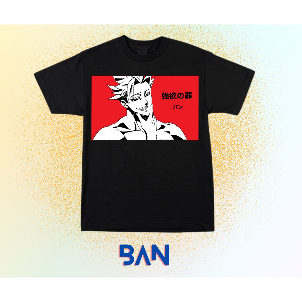 Anime T-shirt Seven Deadly Sins Nanatsu no Taizai Popular New Unisex Design Fashion Meliodas 2022