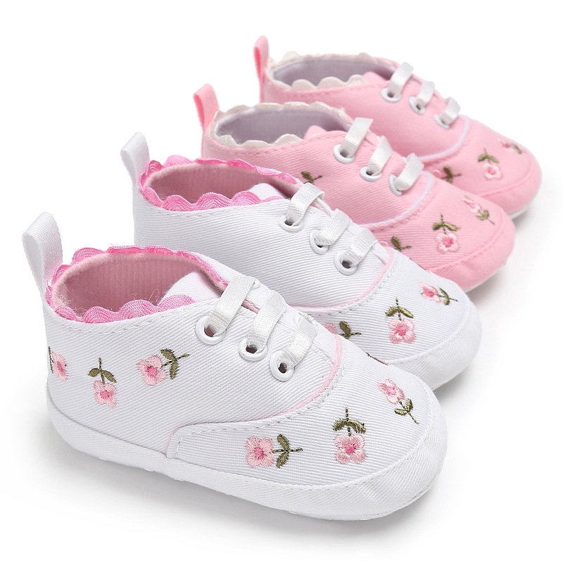 New Arrival] Baby Girl Shoes 0-1 Year Toddler Baby Shoes Flower Cute Soft  Baby Sneakers | Shopee Philippines