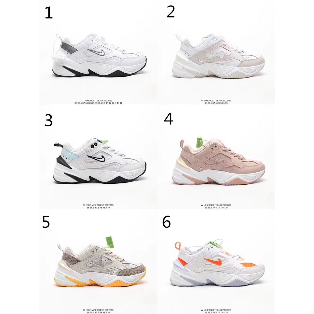 Nike M2K Tekno running shoes platform sneakers shoes for men and women |  Shopee Philippines