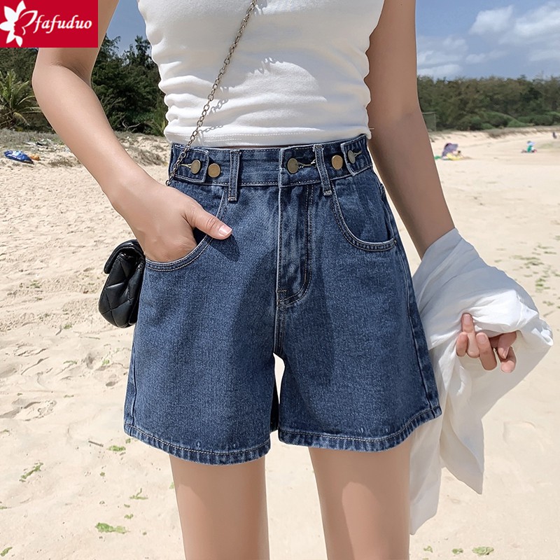loose high waisted jean shorts