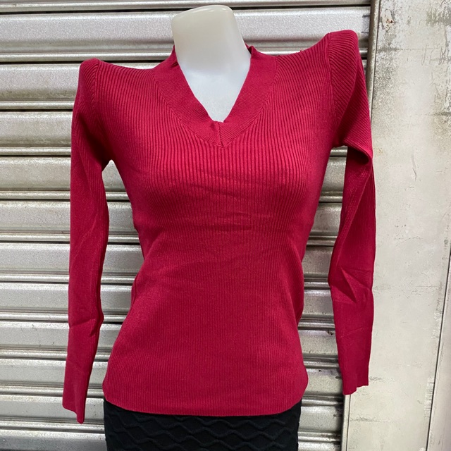  Formal  Knitted Blouse  Fit to Large Shopee  Philippines