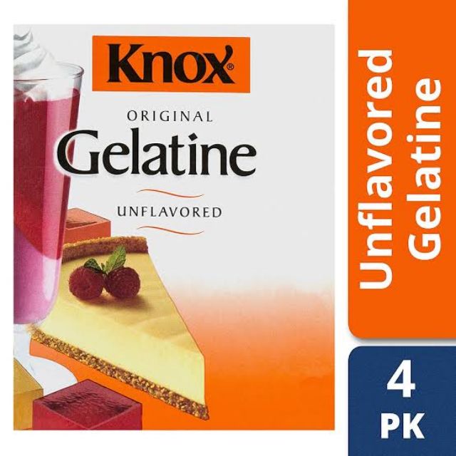 Knox Gelatine Unflavored 4 envelope 28 grams Shopee Philippines