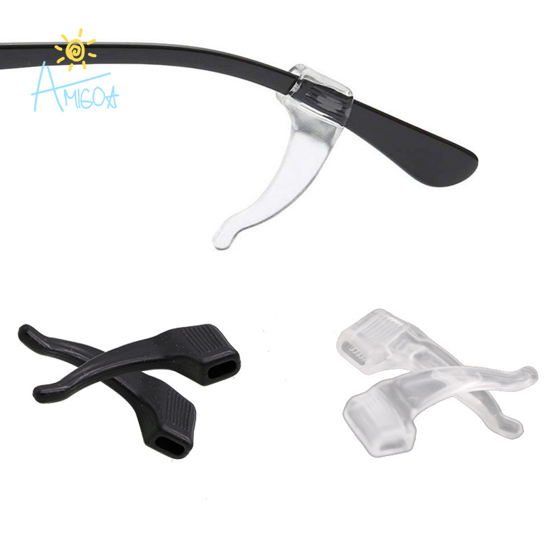 1 Pair Eyeglasses Retainers Glasses Temple Holders Silicone Antislip