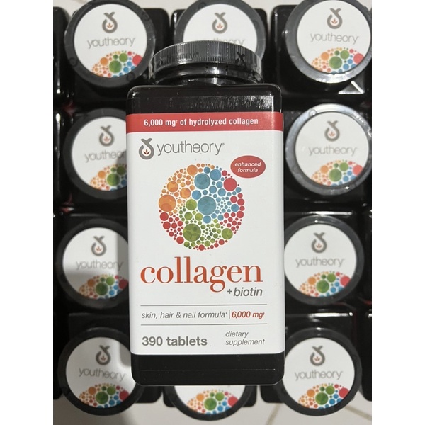 Youtheory 390pc Collagen 1, 2, and 3 +Biotin with Vitamin C | Shopee ...