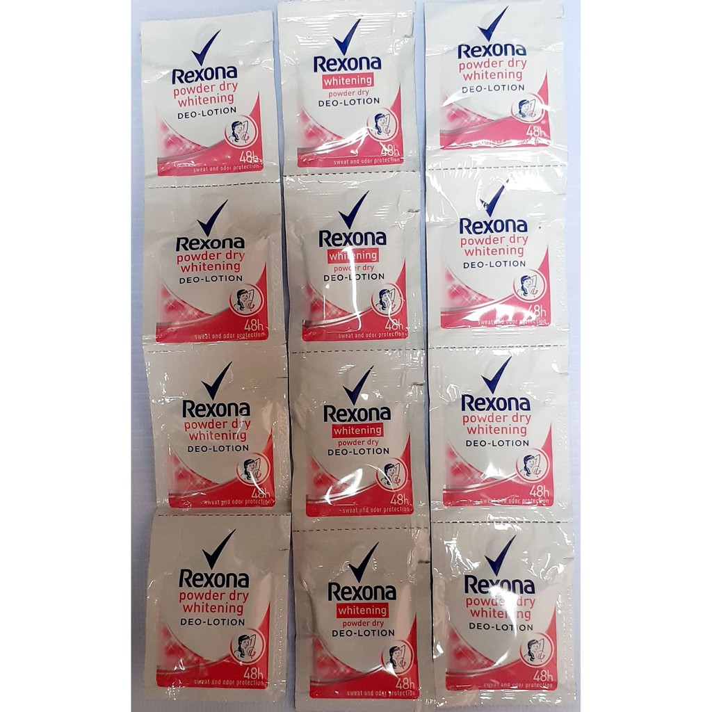 Rexona DeoLotion Sachet Powder Dry Whitening Shopee Philippines