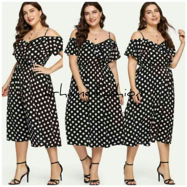 dots plus size clothing