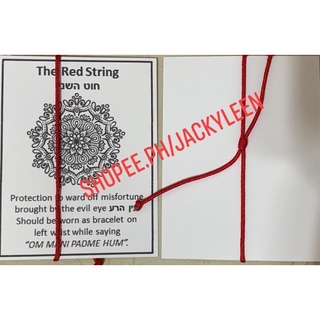 Red string lucky bracelet #9