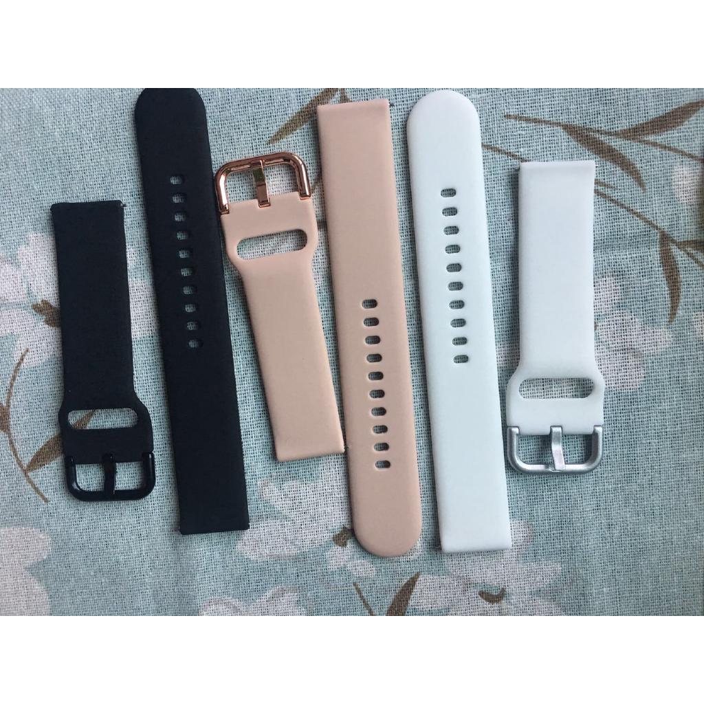 Soft Silicone Band Strap for Samsung Galaxy Watch Active 2 40mm 44mm watch 5 watch5 pro watch4