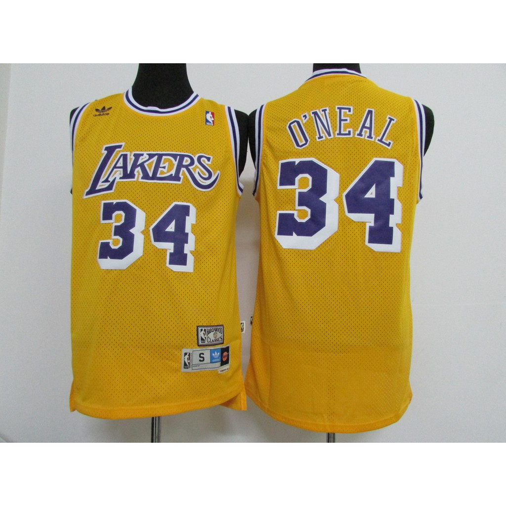 lakers 34 jersey