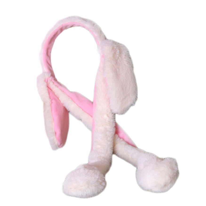 [Adults & Kids] Rabbit Bunny Moving Ears Headband Move Plush Airbag ...