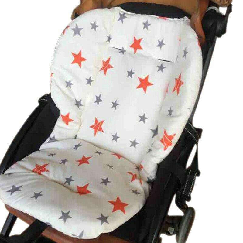 Soft Cartoon Pushchair Seat Liner Baby Pram Stroller Cushion Pad Double Side Mat #9