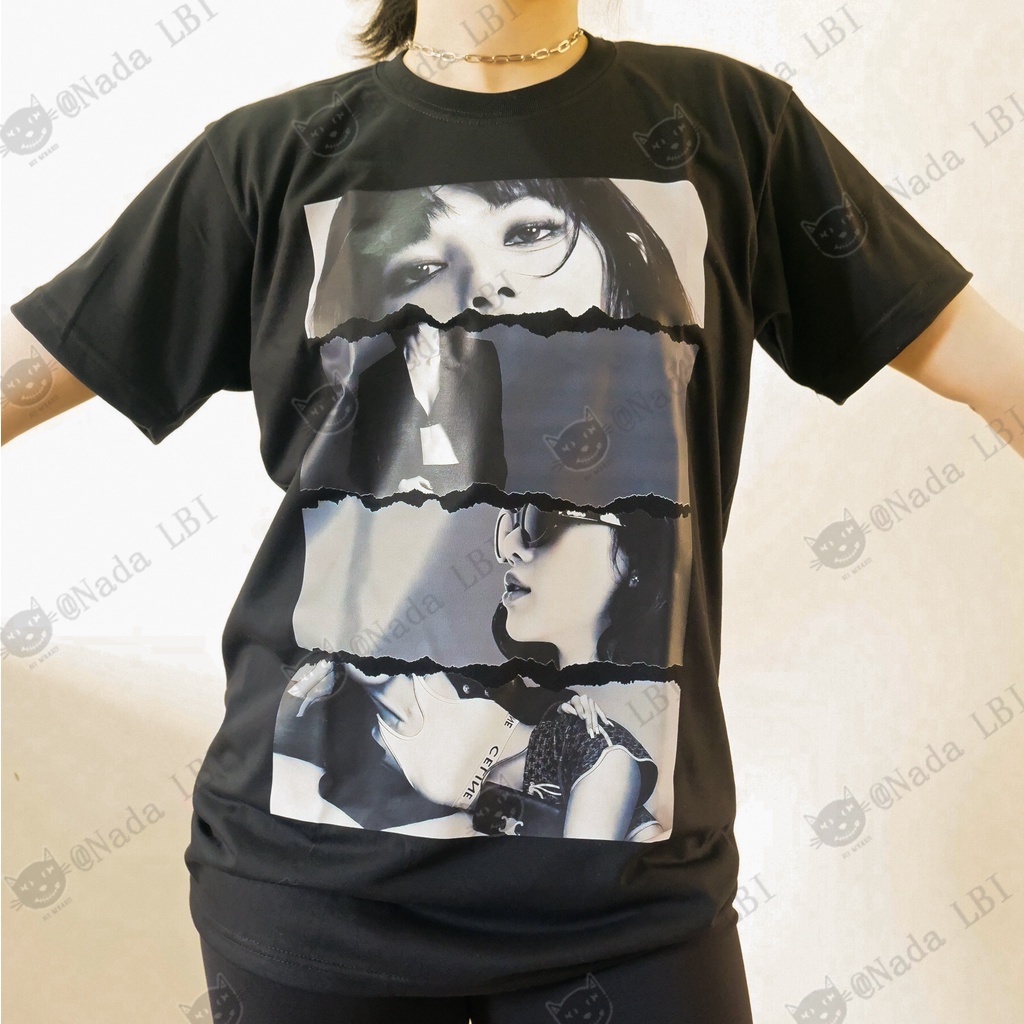 BP Blink T Shirt BLACK PINK Graphic Tee LISA JENNIE ROSE JOSOO "How to Trigger BLINKS