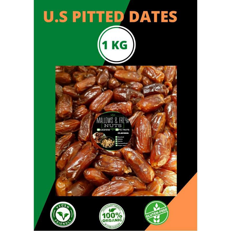 Premium Quality Pitted Dates From Usa (1kg And 500g) 