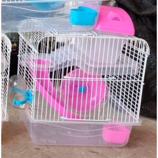 Shobi 2-tier hamster cage with slide rail #7