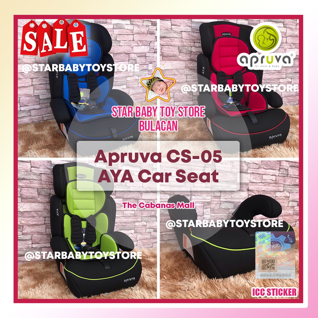 Apruva Car Seat for Baby Convertible to Booster up to 11 years old CS