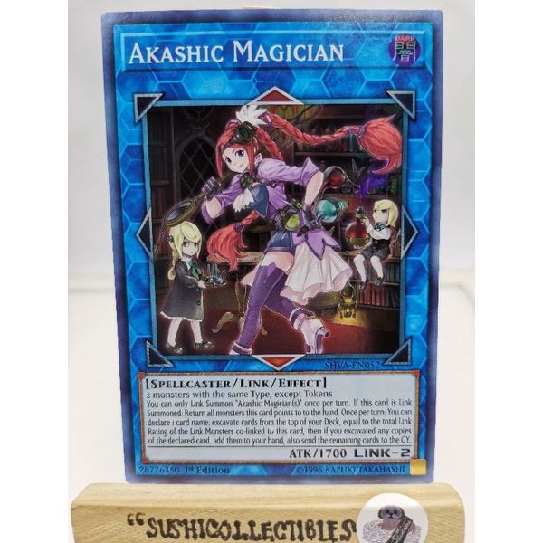 Yugioh Akashic Magician Super Rare SHVA 1st Ed Mint 