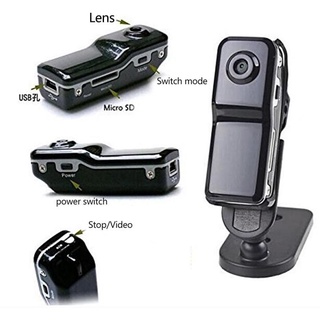 MD80 Spy Camera Mini Sports Camera Clip-on Camera Camera On Motorcycle Helmet Security Camera #3