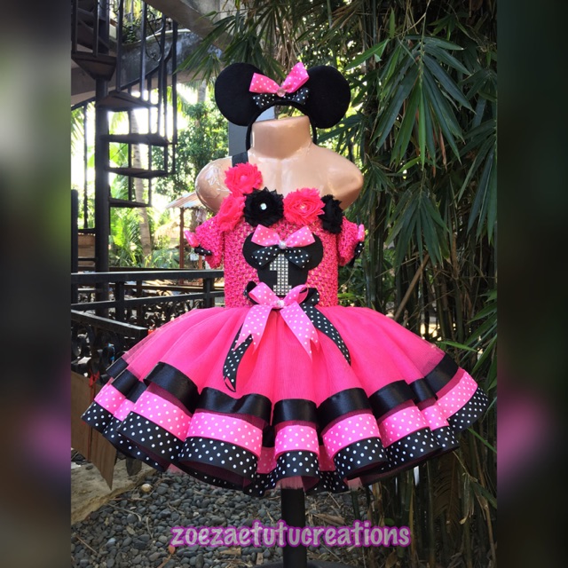 minnie mouse tulle dress